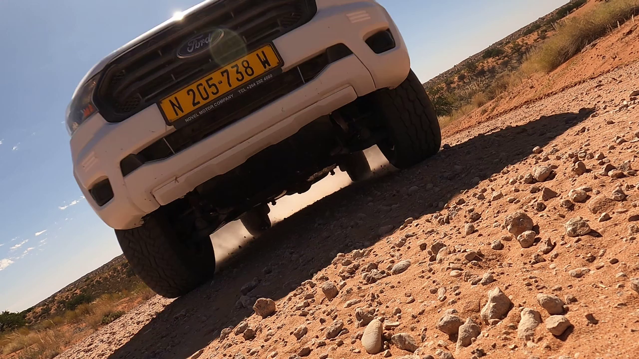 Namibia – D511 – Auto über GoPro – 16.04.2023