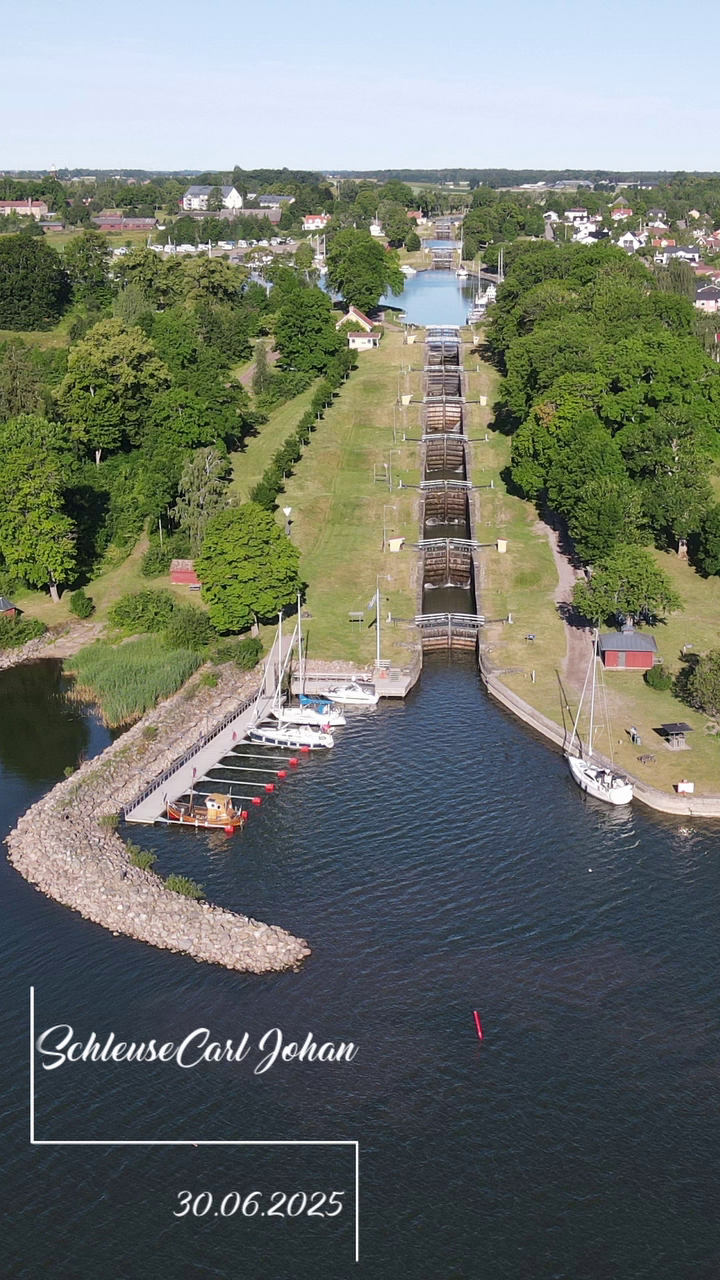 Schweden – Schleuse Carl Johan – 30.06.2025