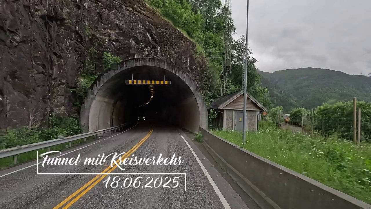 Norwegen – Tunnel mit Kreisverkehr – 18.06.2025